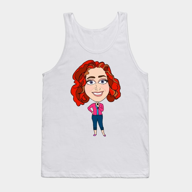 TCW as drawn by Dana Whissen Tank Top by Living Room Comedy